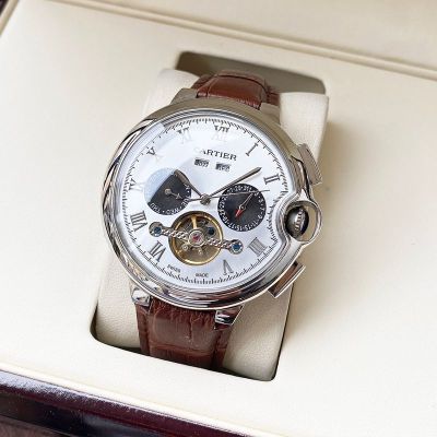 Ballon Bleu de Cartier 44*12mm Mingzhu Automatic Movement Mineral Glass Watch